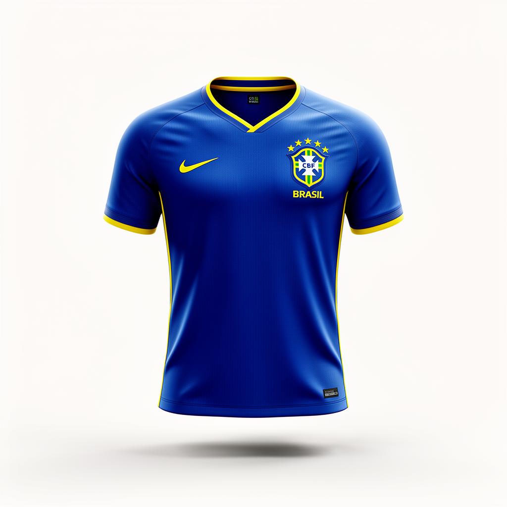 Camisa Brasil 2026 Torcedor Azul