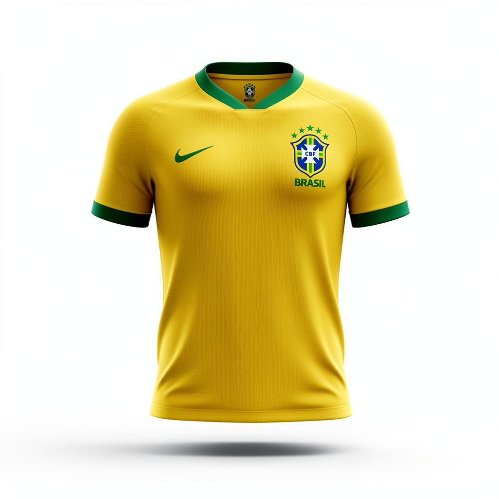 Camisa Brasil 2026 Torcedor Amarela